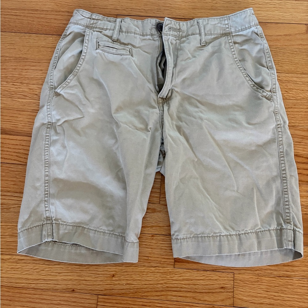 Men's Tan Casual Khaki Shorts